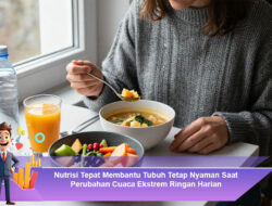 Nutrisi Tepat Membantu Tubuh Tetap Nyaman Saat Perubahan Cuaca Ekstrem Ringan Harian