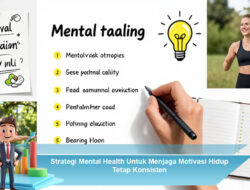 Strategi Mental Health Untuk Menjaga Motivasi Hidup Tetap Konsisten