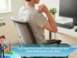 Gaya Hidup Sehat Sadar Postur Mengurangi Nyeri Tubuh Akibat Duduk Lama Harian