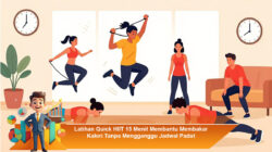 Latihan Quick HIIT 15 Menit Membantu Membakar Kalori Tanpa Mengganggu Jadwal Padat