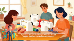 Tips Gaya Hidup Sehat Dengan Aktivitas Kreatif Seperti Menjahit Atau Membuat Kerajinan