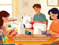 Tips Gaya Hidup Sehat Dengan Aktivitas Kreatif Seperti Menjahit Atau Membuat Kerajinan