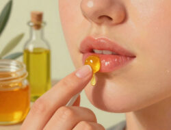 Cara Mengatasi Bibir Pecah Pecah Secara Alami Dengan Mengoleskan Madu Dan Zaitun