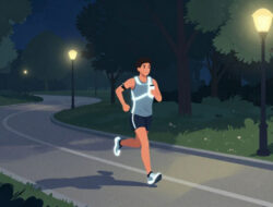 Tips Melakukan Olahraga Lari Saat Malam Hari Agar Tetap Aman Nyaman